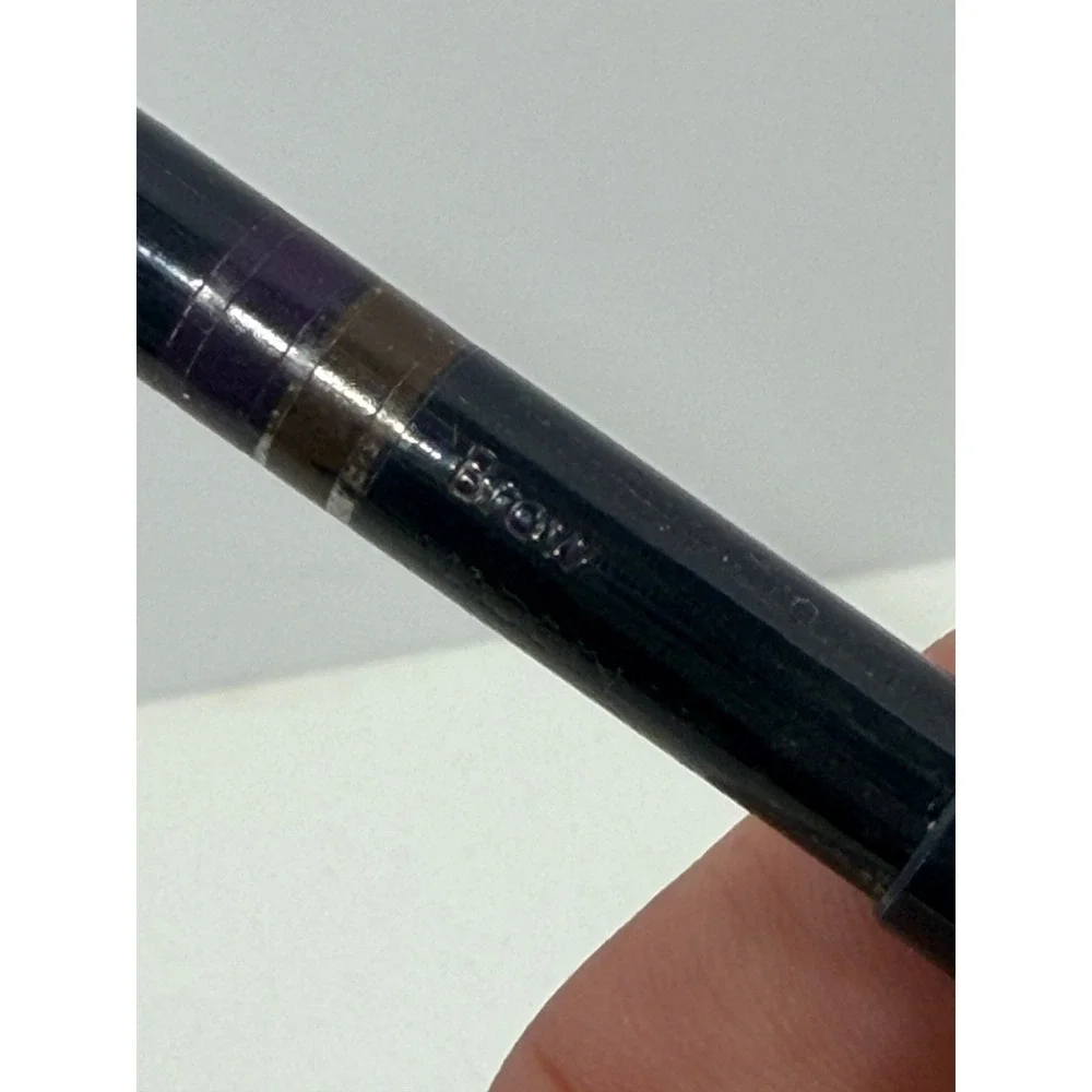 Estee Lauder Dual Ended Brow Definer Medium Brown & Burgundy Liner VTG‎ Germany